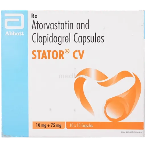 stator cv 10/75mg capsule 15's